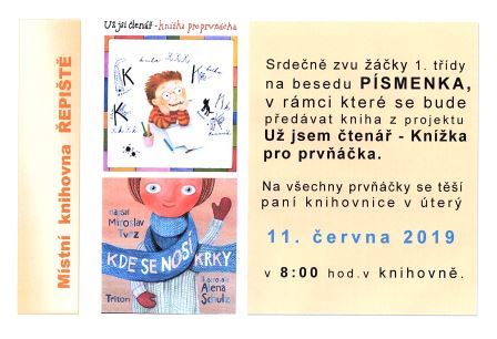 Knížka pro prvňáčka 2019