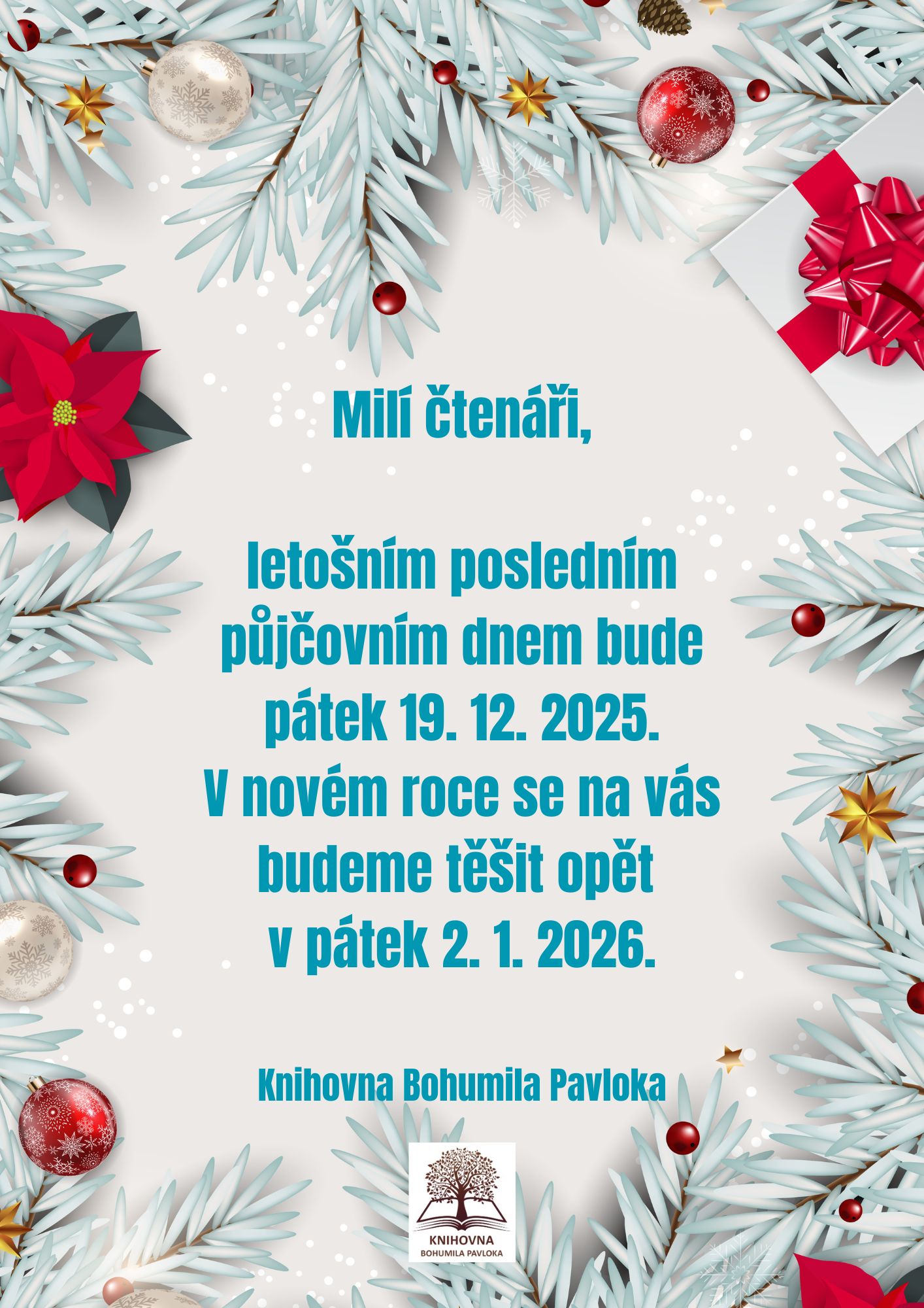 Poslední půjčovní den roku 2025 Řepiště1