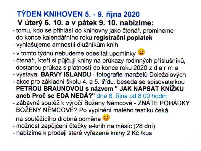 Týden knihoven na web 2020